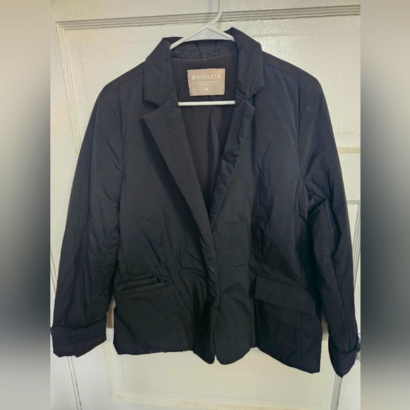 EUC Athleta Black Puff Blazer Size XL - Picture 2 of 2